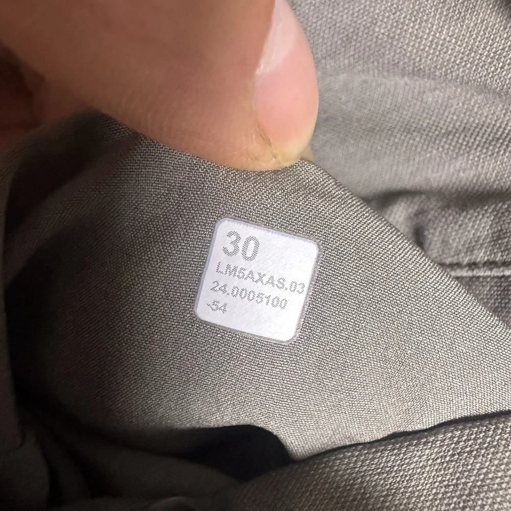 Lululemon Pants Men's ABC Classic Fit Pant Men's 30x28 Warpstreme LM5AXAS Cement